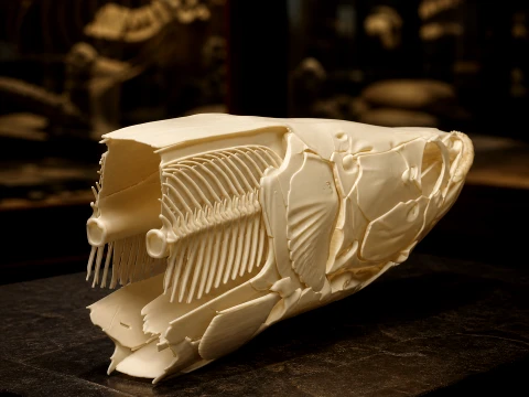 Arapaima gigas Skull 3D Model