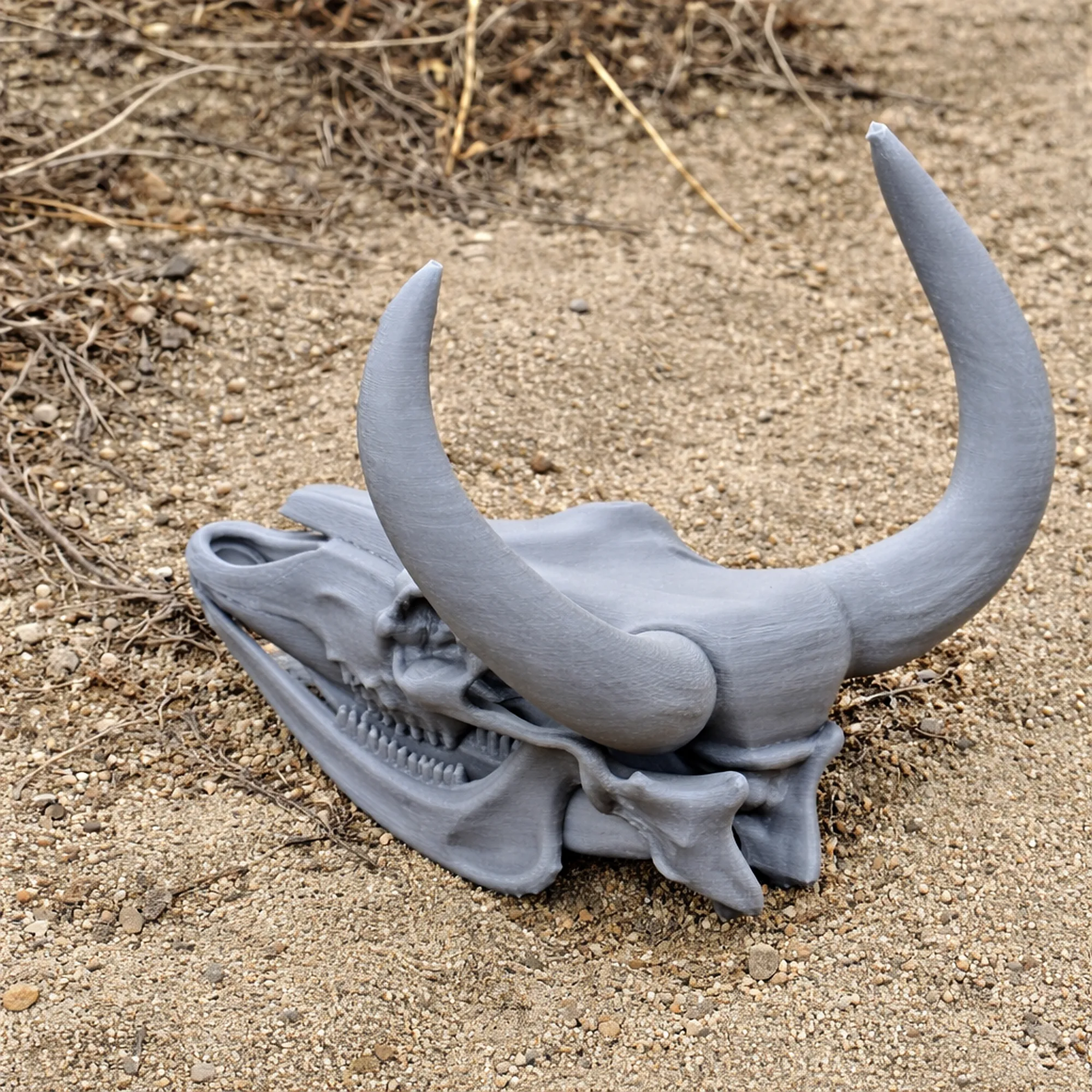Aurochs Skull 3D Model .c4d .max .obj .3ds .fbx .stl .blend 
