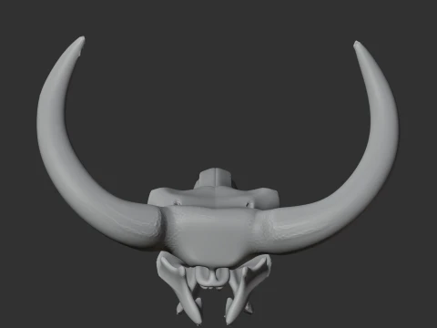 Aurochs Skull 3D Model