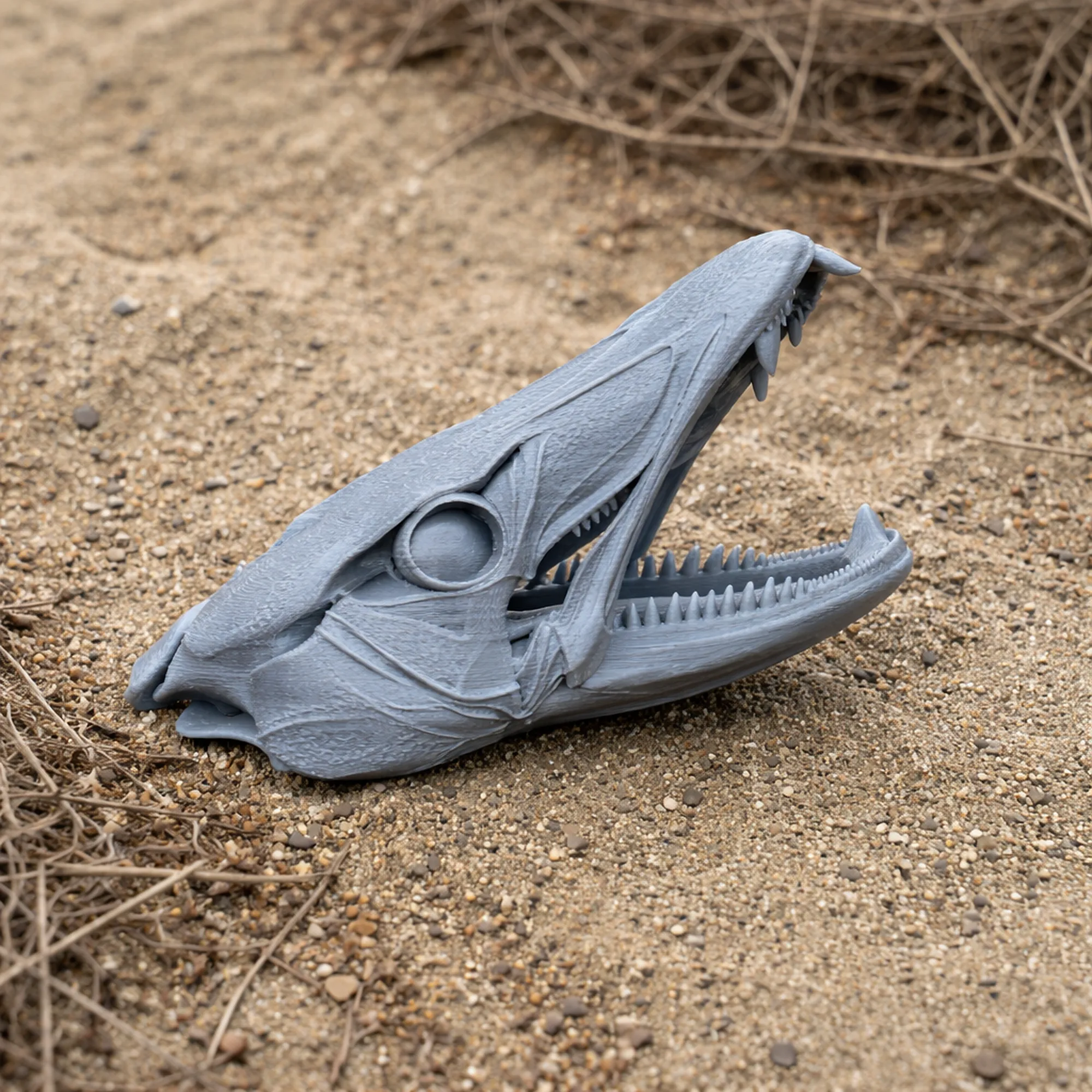 Barracuda Skull 3D Model .c4d .max .obj .3ds .fbx .stl .blend 