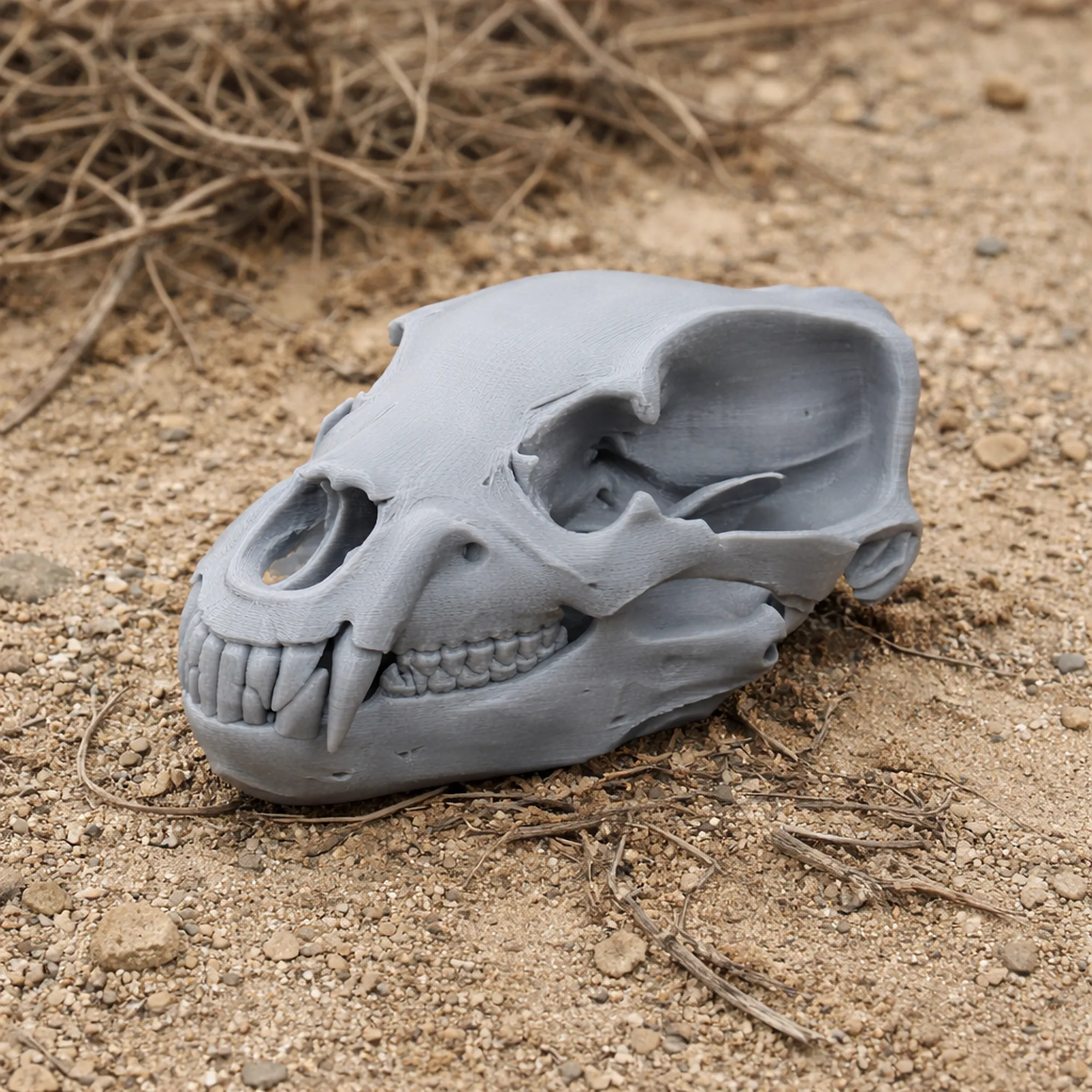 Brown Bear Skull 3D Model .c4d .max .obj .3ds .fbx .stl .blend 