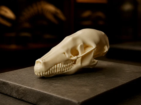 Cape Golden Mole Skull 3D Model