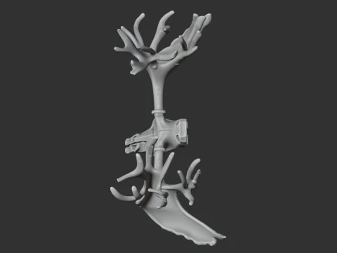 Cervalces Skull 3D Model