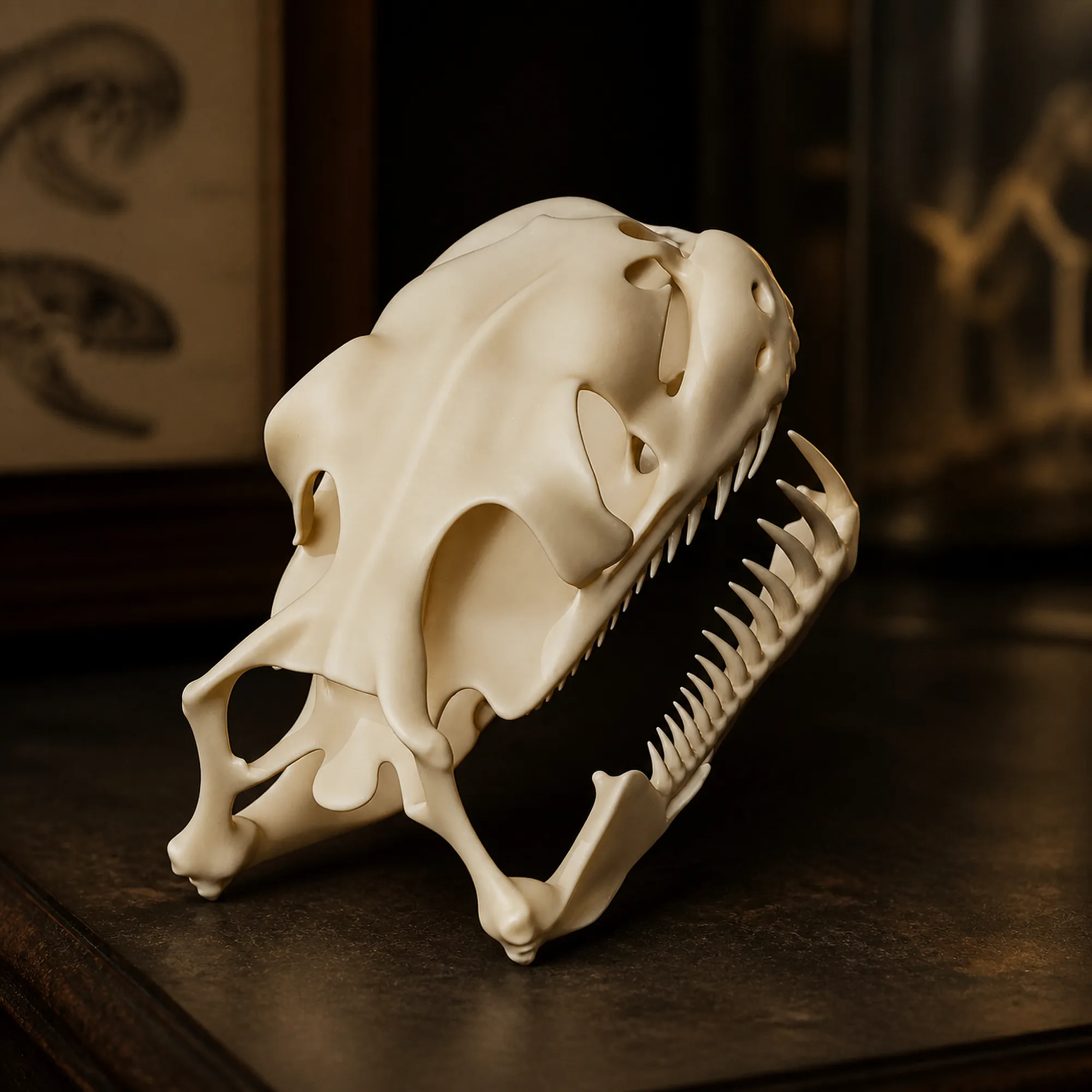 Childrens Python Skull 3D Model .c4d .max .obj .3ds .fbx .stl .blend 