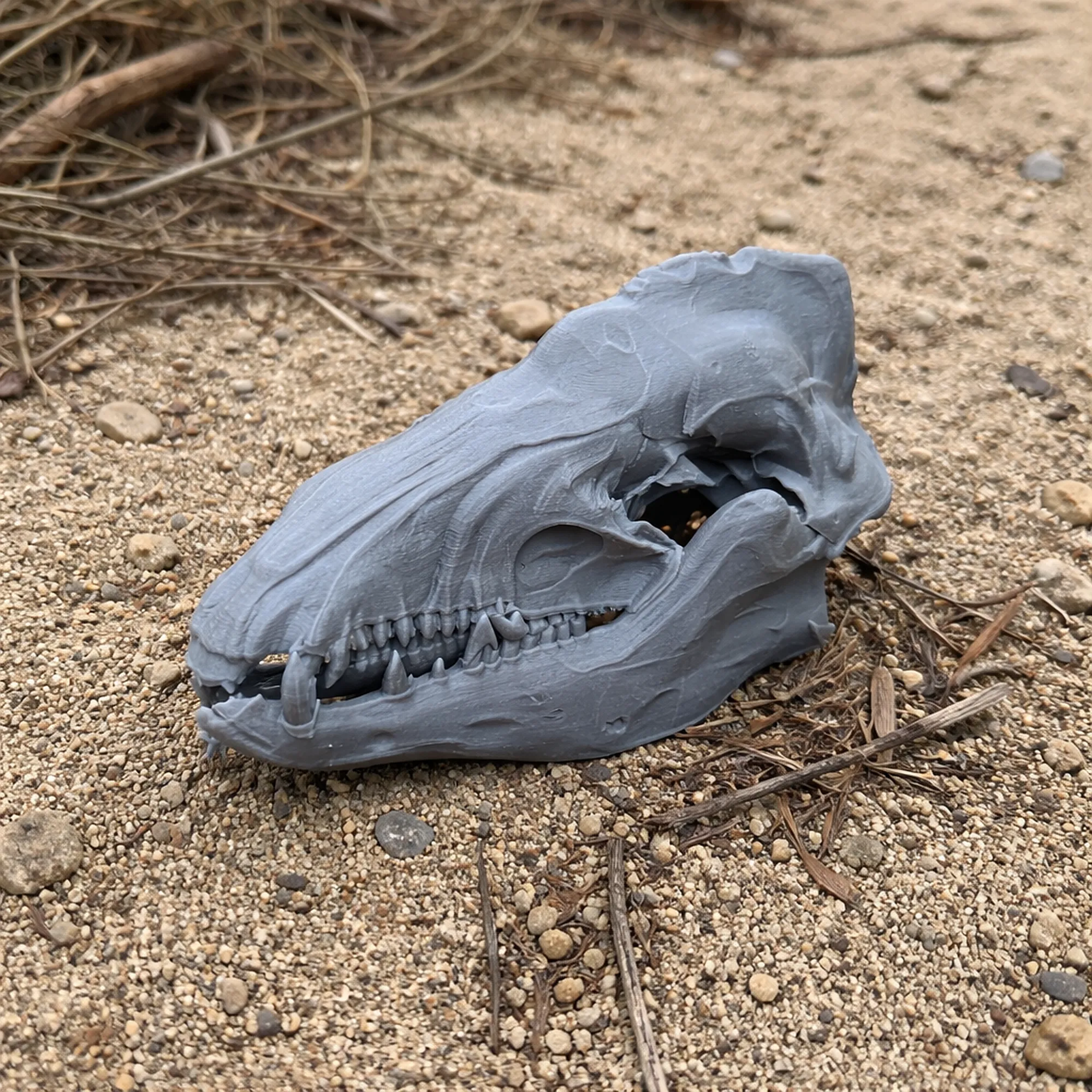 Common Tenrec Skull 3D Model .c4d .max .obj .3ds .fbx .stl .blend 