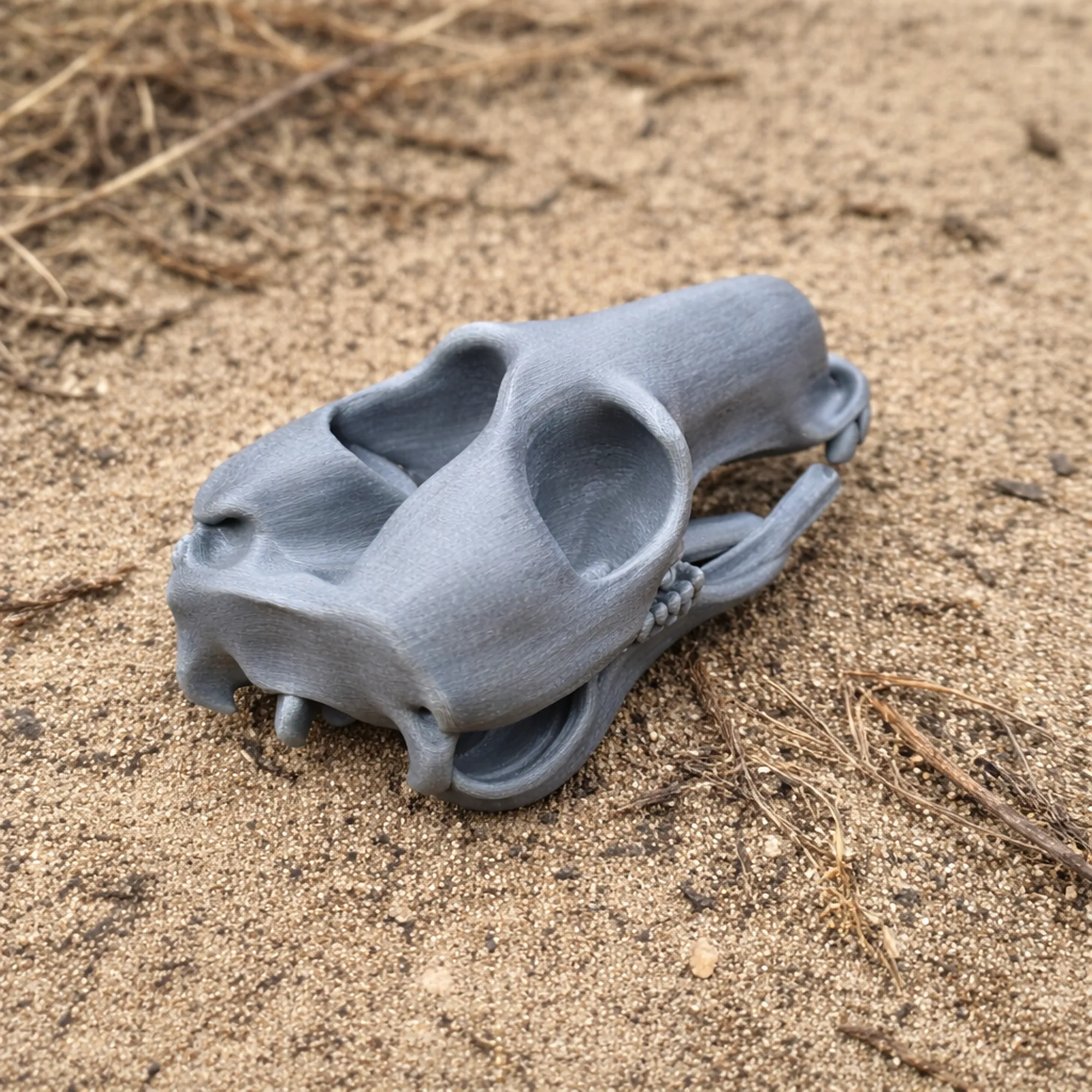 Common Wallaroo Skull 3D Model .c4d .max .obj .3ds .fbx .stl .blend