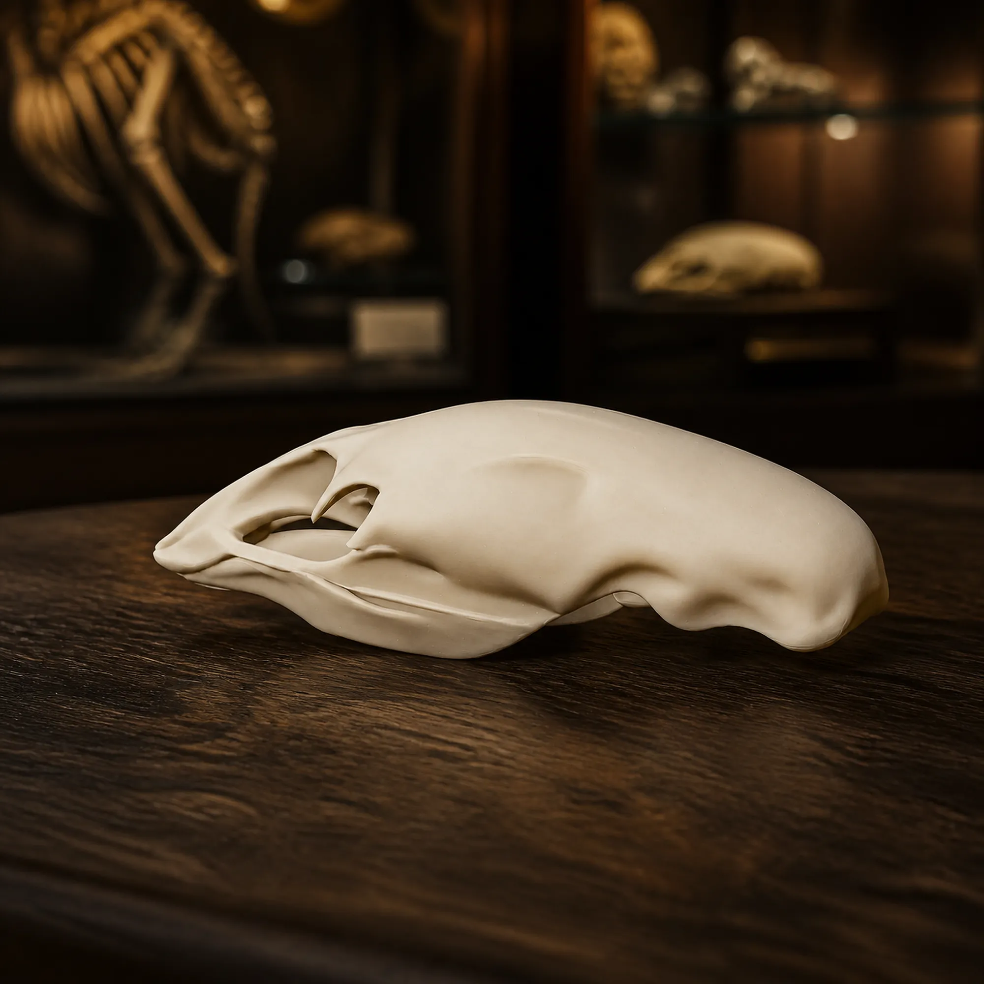 Crested Moa Skull 3D Model .c4d .max .obj .3ds .fbx .stl .blend 