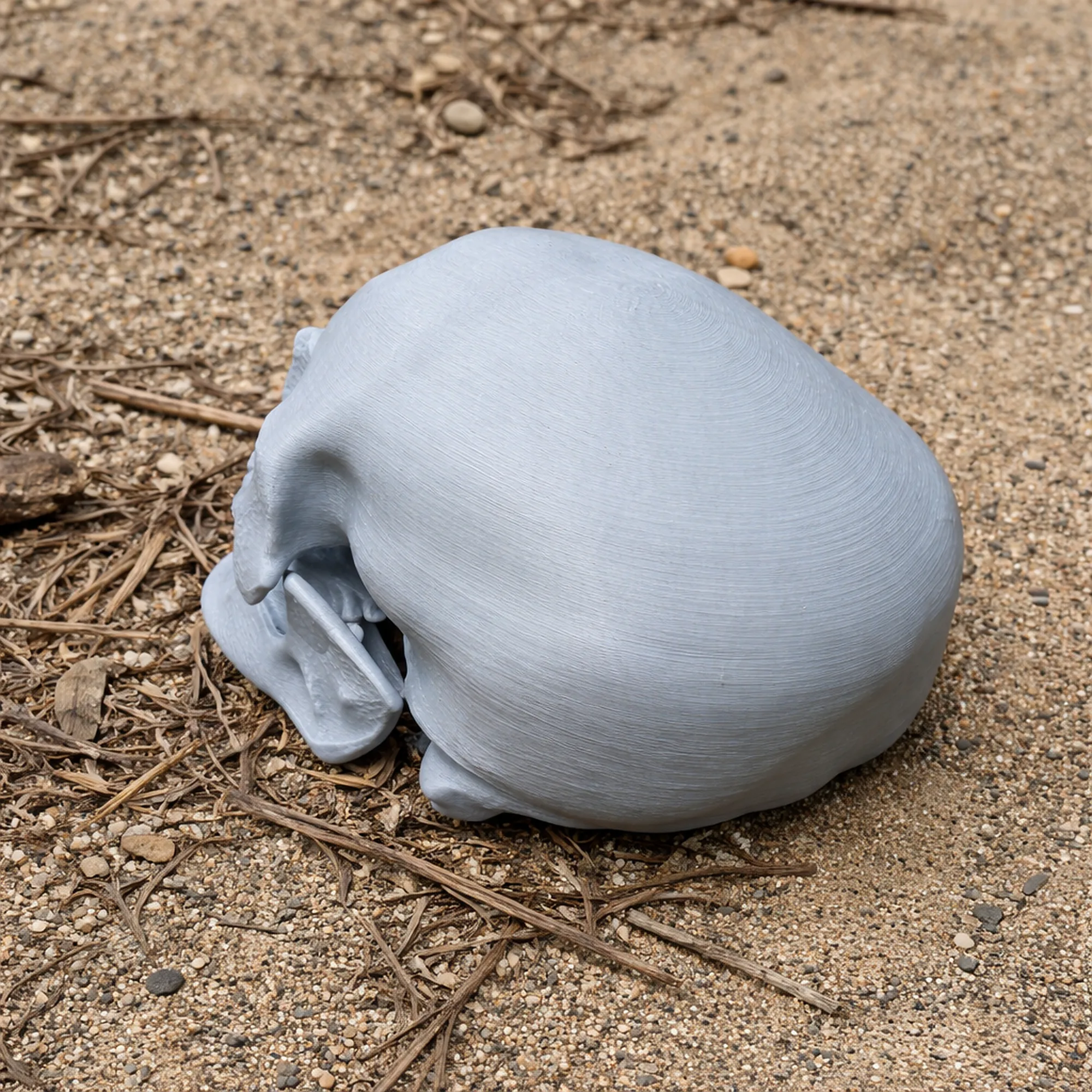 Cro-Magnon Skull 3D Model .c4d .max .obj .3ds .fbx .stl .blend 