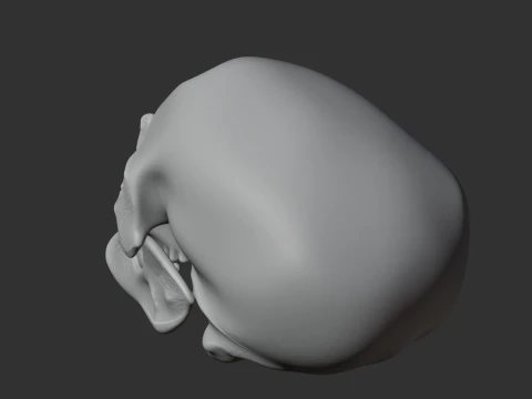 Cro-Magnon Skull 3D Model