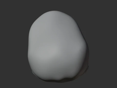 Cro-Magnon Skull 3D Model