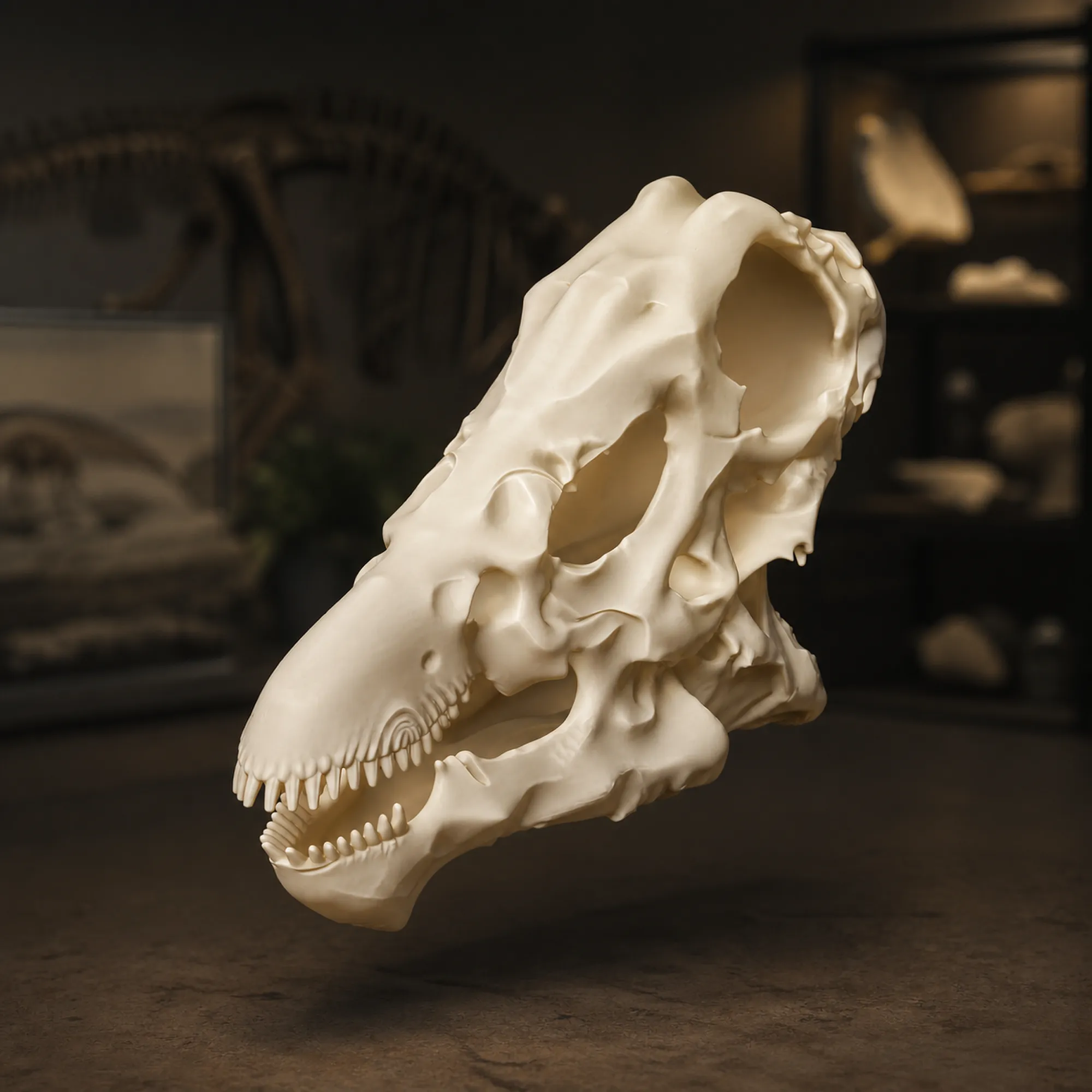 Dacentrurus Skull 3D Model .c4d .max .obj .3ds .fbx .stl .blend 