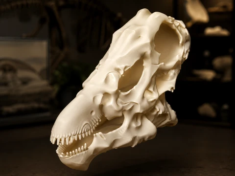Dacentrurus Skull 3D Model