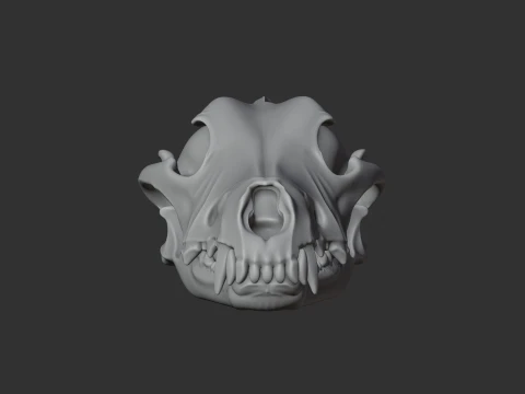 Dingo Skull 3D Model