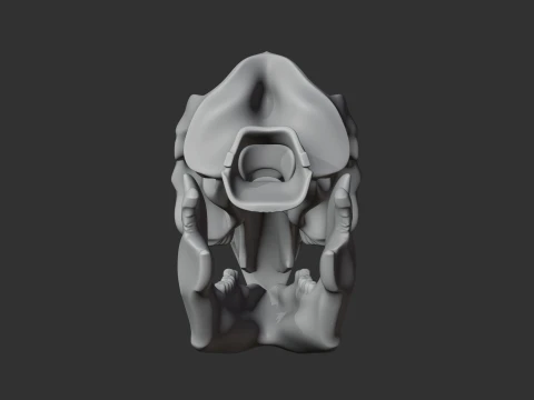 Diprotodon Skull 3D Model