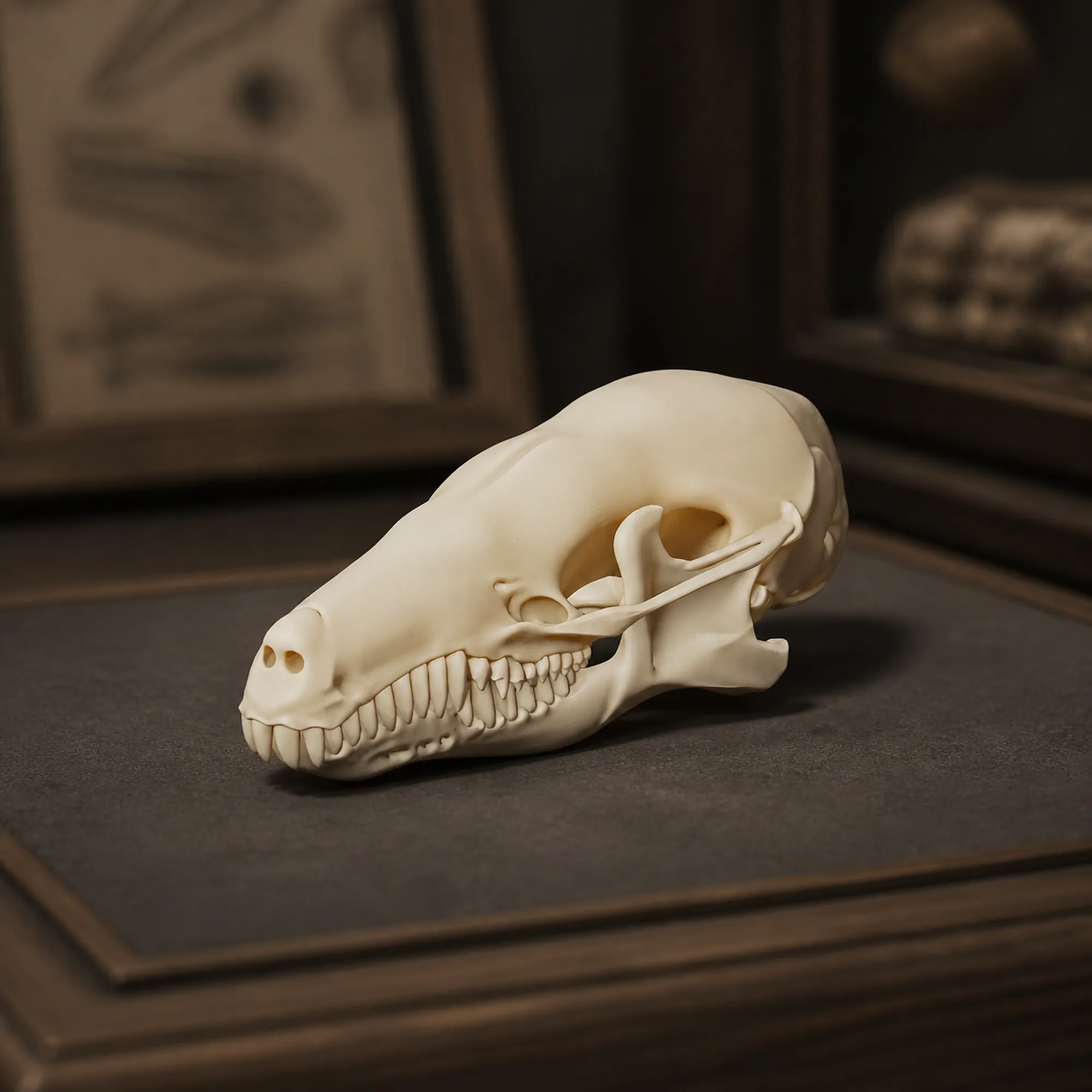Eastern Mole Skull 3D Model .c4d .max .obj .3ds .fbx .stl .blend 