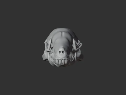 Eastern Mole Skull 3D Model