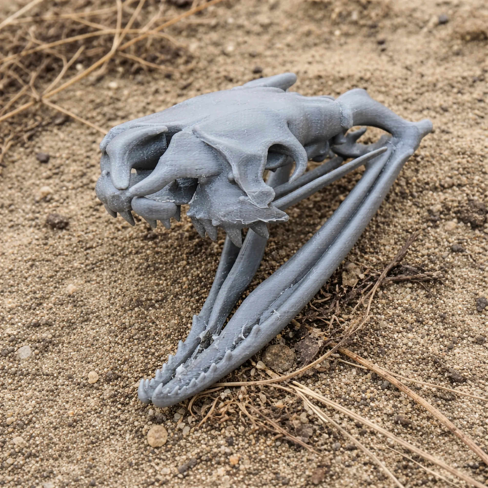 Egyptian Cobra Skull 3D Model .c4d .max .obj .3ds .fbx .stl .blend