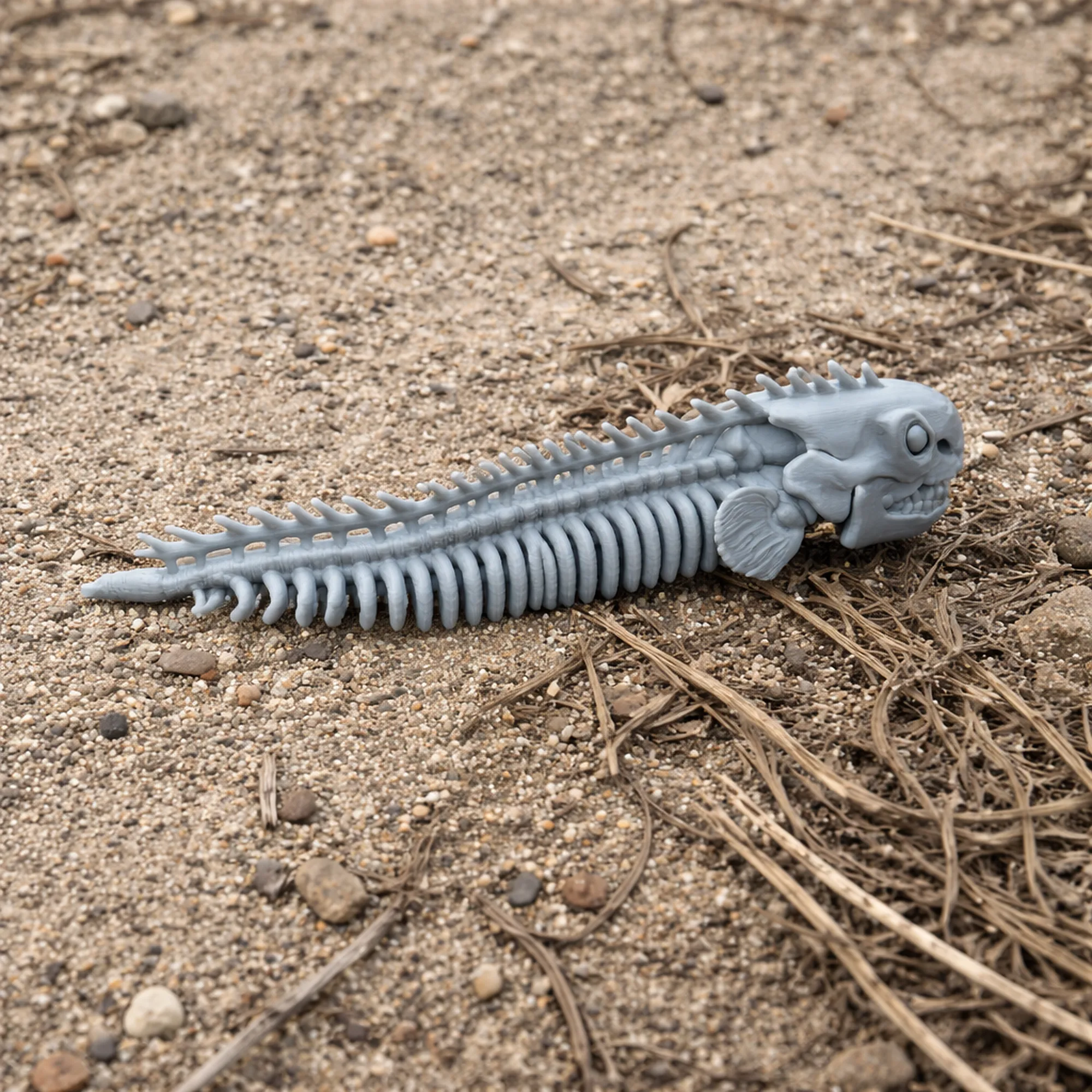 Electric Eel Skull 3D Model .c4d .max .obj .3ds .fbx .stl .blend 