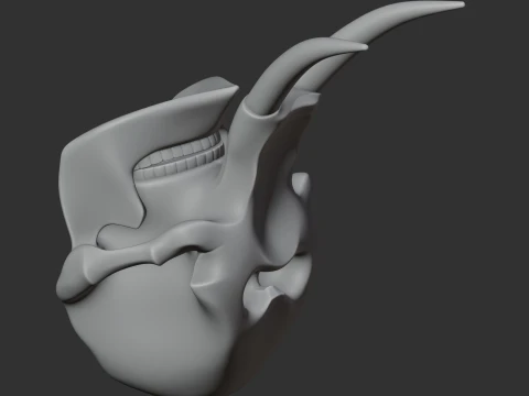 Elephant Skull 3D Model