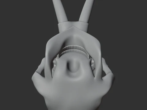 Elephant Skull 3D Model