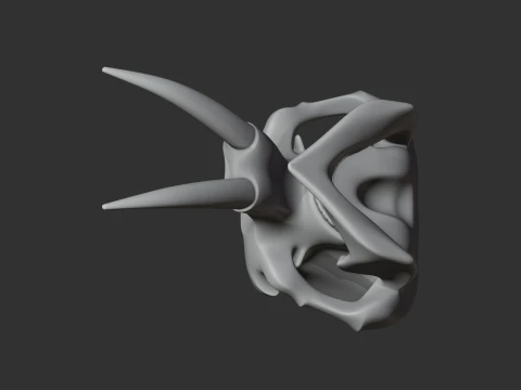 Elephant Skull 3D Model