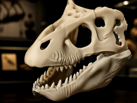 Emausaurus Skull 3Dモデル