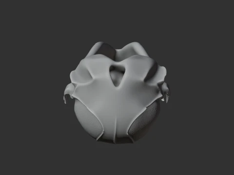Fennec Fox Skull 3D Model