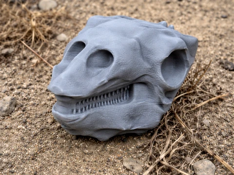 Gastonia Skull 3Dモデル