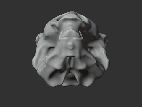 Gastonia Skull 3D Model