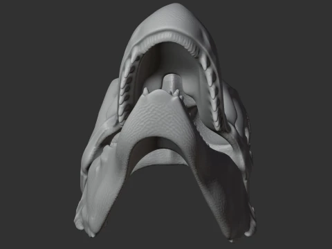 Gongxianosaurus fossil Skull 3D Model
