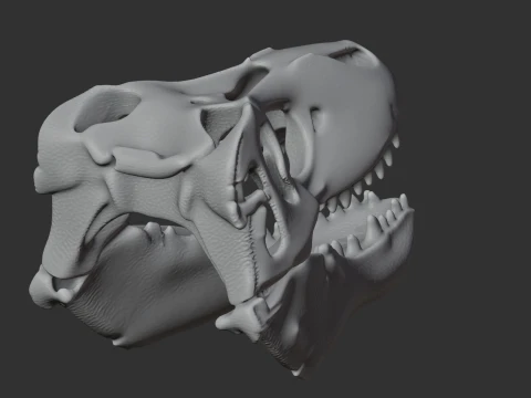 Gongxianosaurus fossil Skull 3D Model