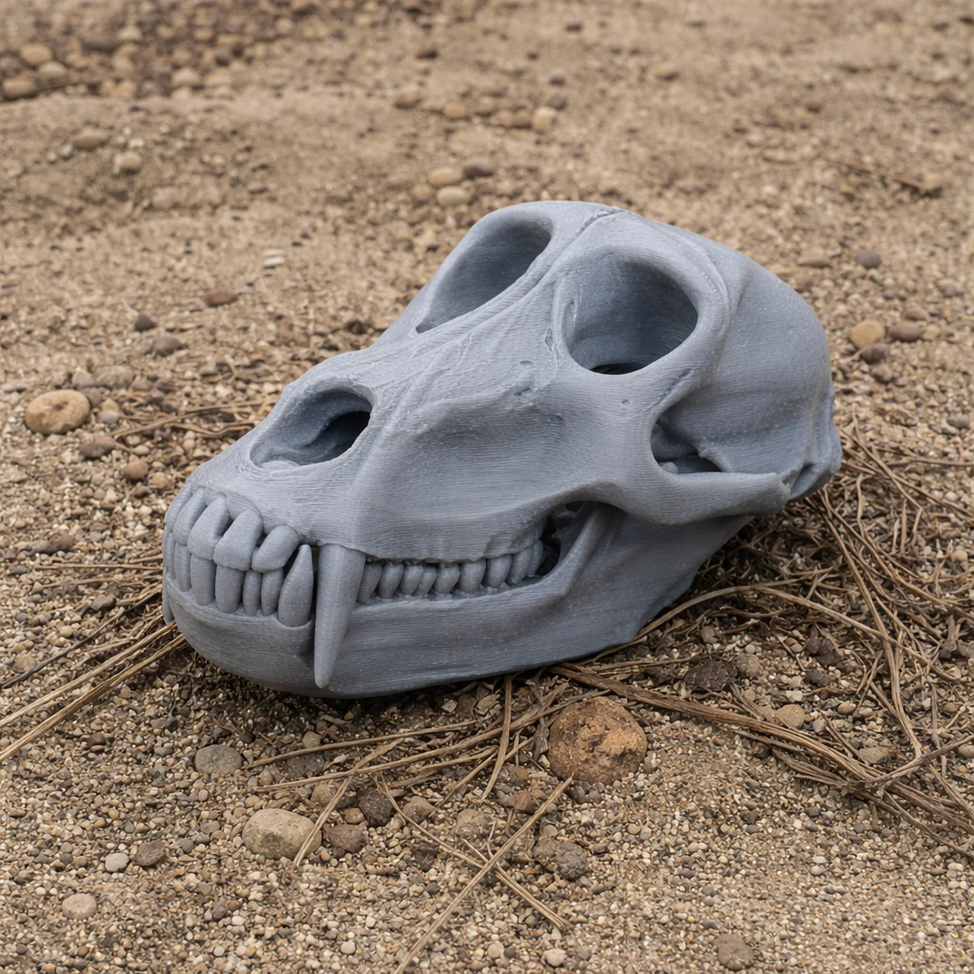 Hamadryas Baboon Skull 3D Model .c4d .max .obj .3ds .fbx .stl .blend 