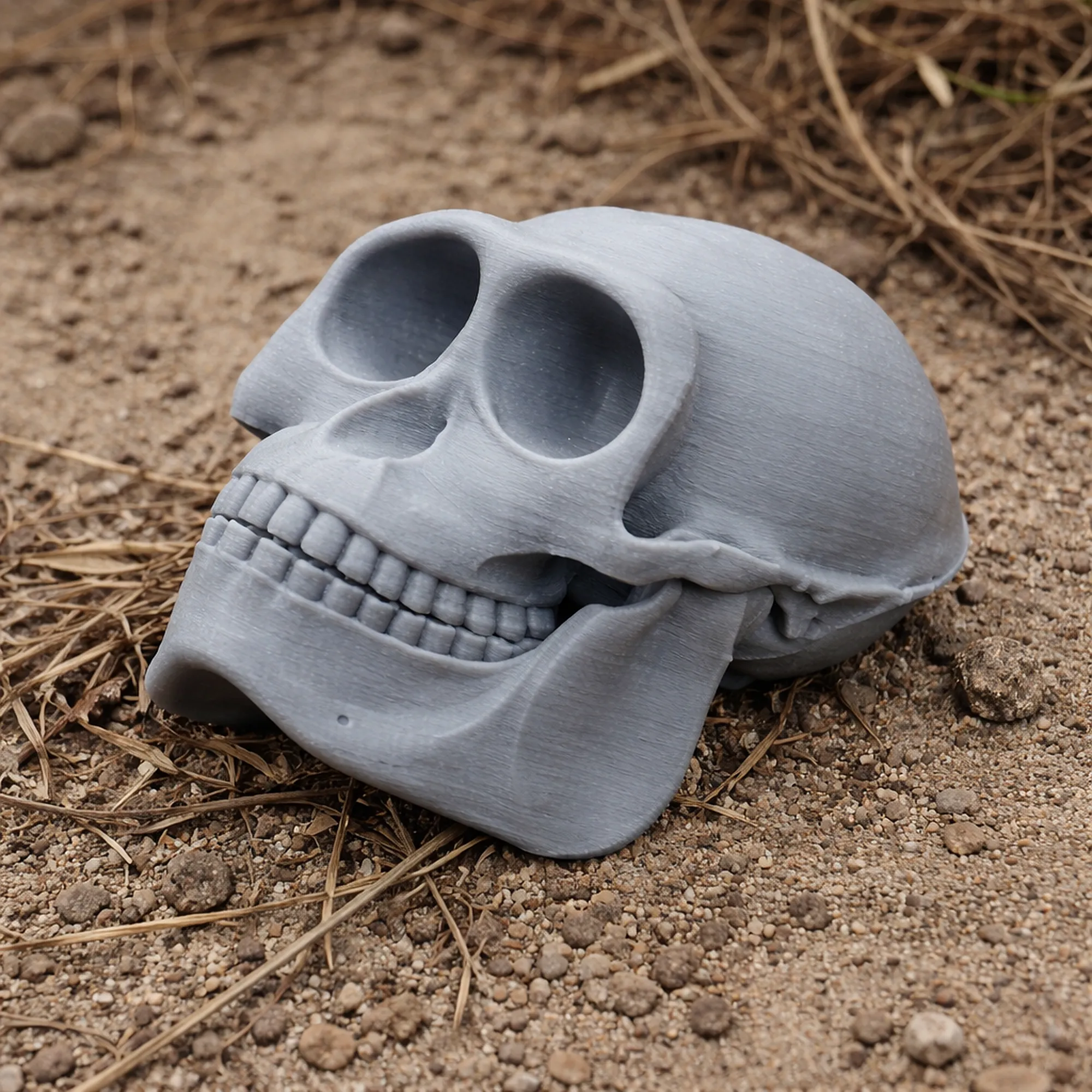 Hanuman Langur Skull 3D Model .c4d .max .obj .3ds .fbx .stl .blend 
