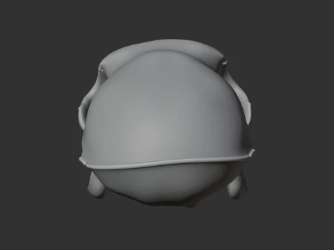 Hanuman Langur Skull 3D Model