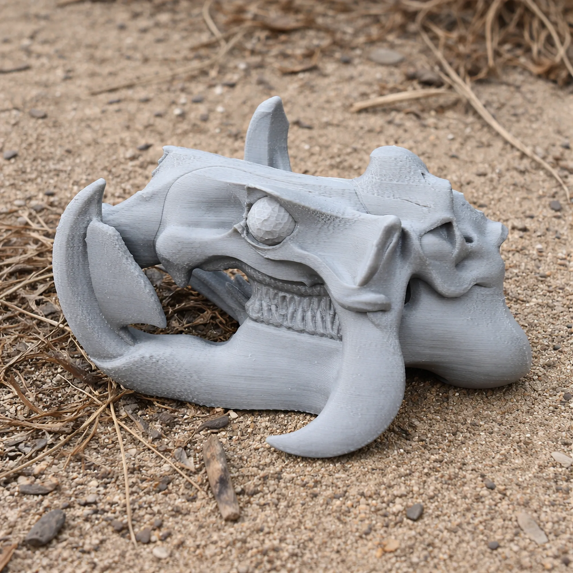 Hippidion Skull 3D Model .c4d .max .obj .3ds .fbx .stl .blend 