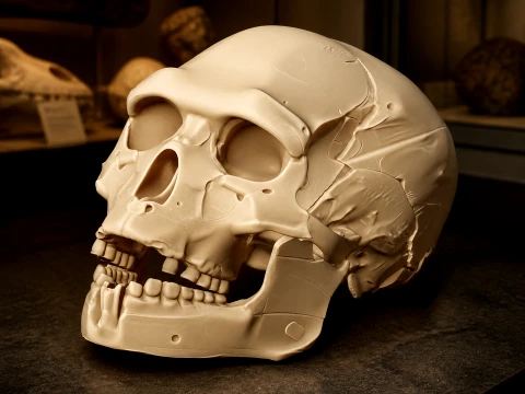 Homo heidelbergensis Skull Modelo 3D