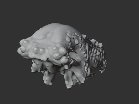 Aachenosaurus Skull 3D Model