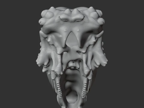 Aachenosaurus Skull 3D Model