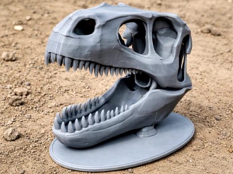 Airakoraptor Skull 3Dモデル