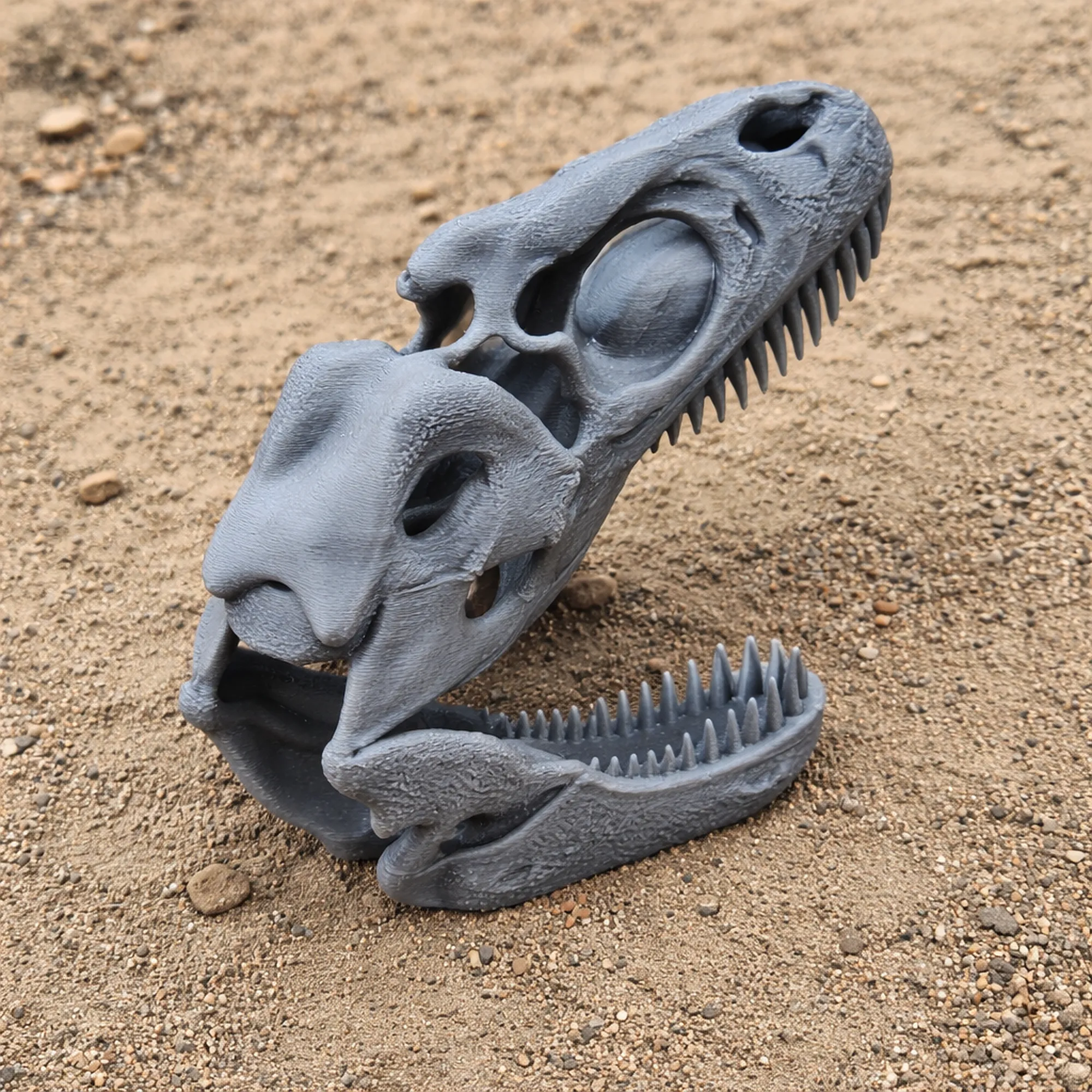 Albisaurus Skull 3D Model .c4d .max .obj .3ds .fbx .stl .blend 