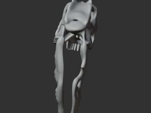 Albisaurus Skull 3D Model