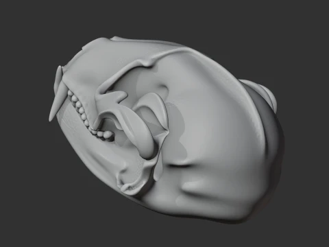 Ankistrodon Skull 3D Model