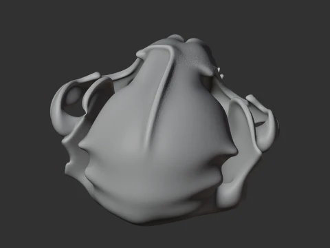 Ankistrodon Skull 3D Model