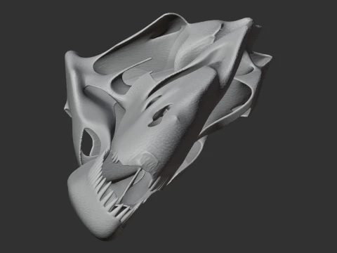 Antrodemus Skull 3D Model