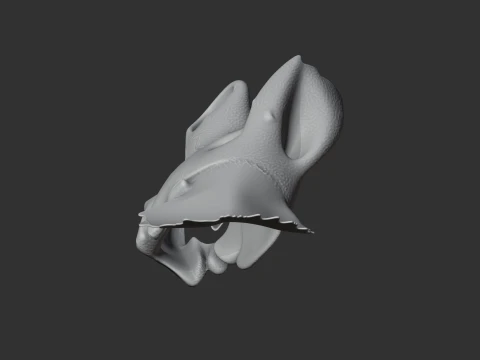 Avaceratops Skull 3D Model