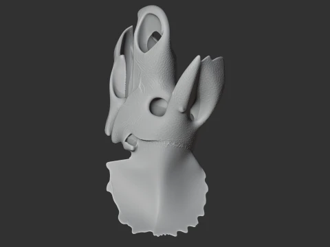 Avaceratops Skull 3D Model
