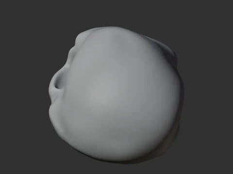 Homo Habilis Skull 3D Model