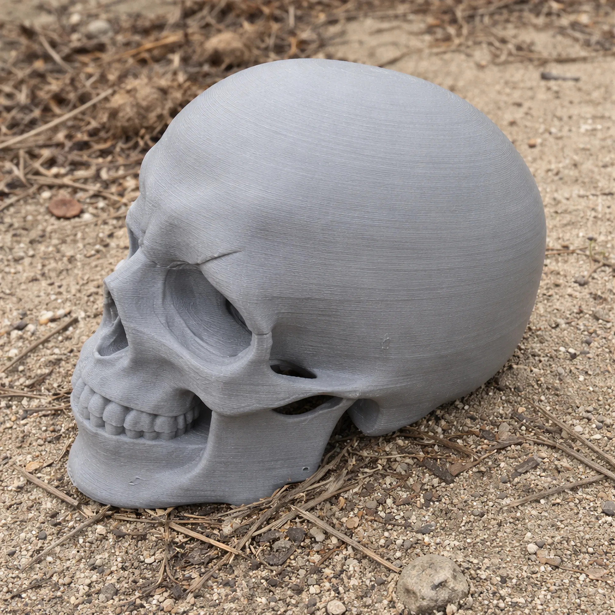 Human Skull 3D Model .c4d .max .obj .3ds .fbx .stl .blend 