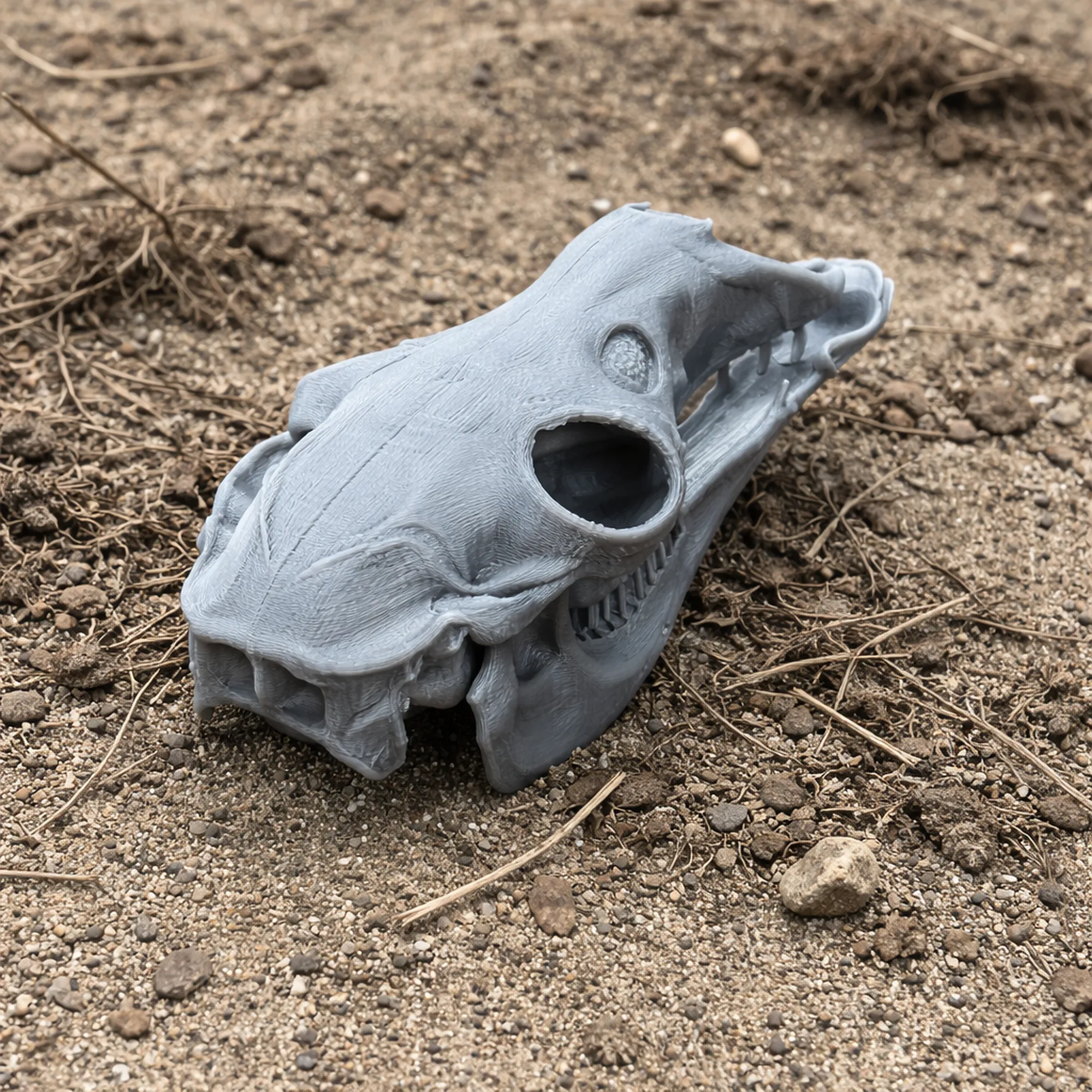 Llama Skull 3D Model .c4d .max .obj .3ds .fbx .stl .blend 