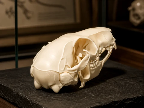 Long-tailed Pygmy Possum Skull 3D Model